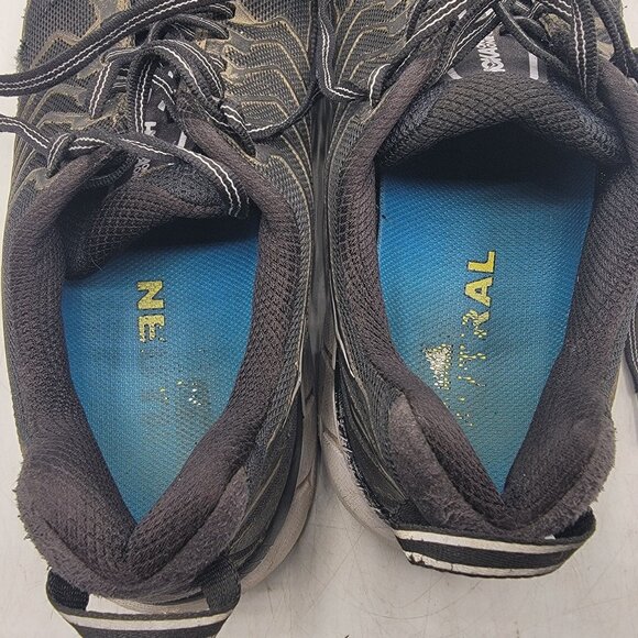 Hoka One One Clifton 4 Mens 10.5 Black White Athletic Shoes Running Walking - Picture 6 of 13